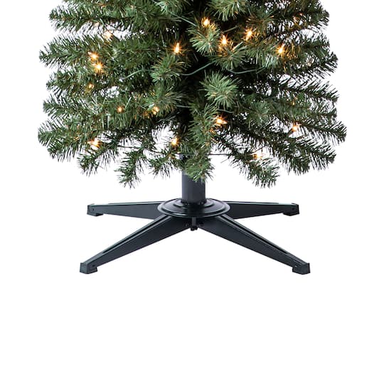 7ft. Pre-Lit Artificial Christmas Tree, Clear Lights by Ashland®